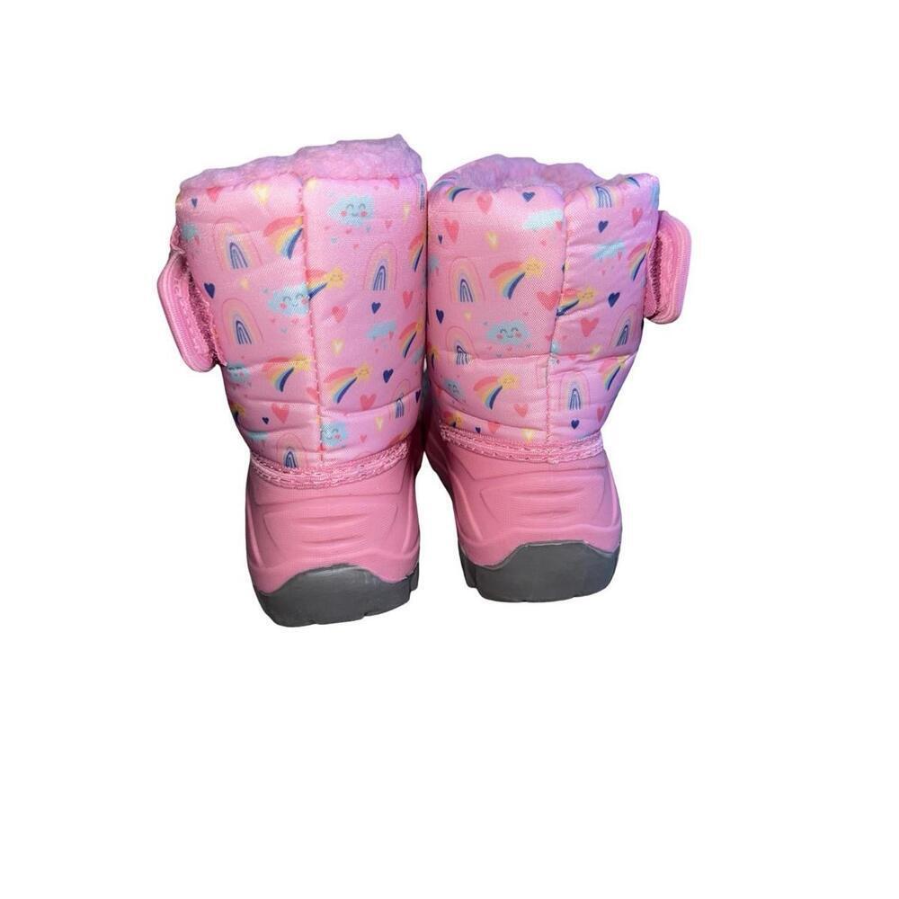 US Sports Pink Boots For Kids Girl Size 8. New Without Box - Picture 2 of 5